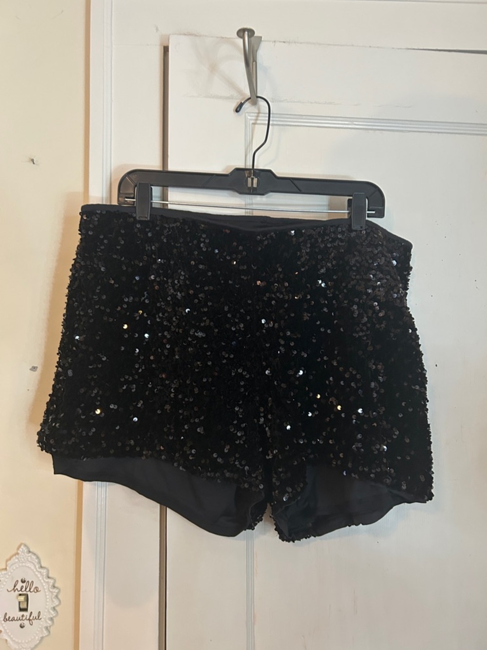 Sequin shorts
